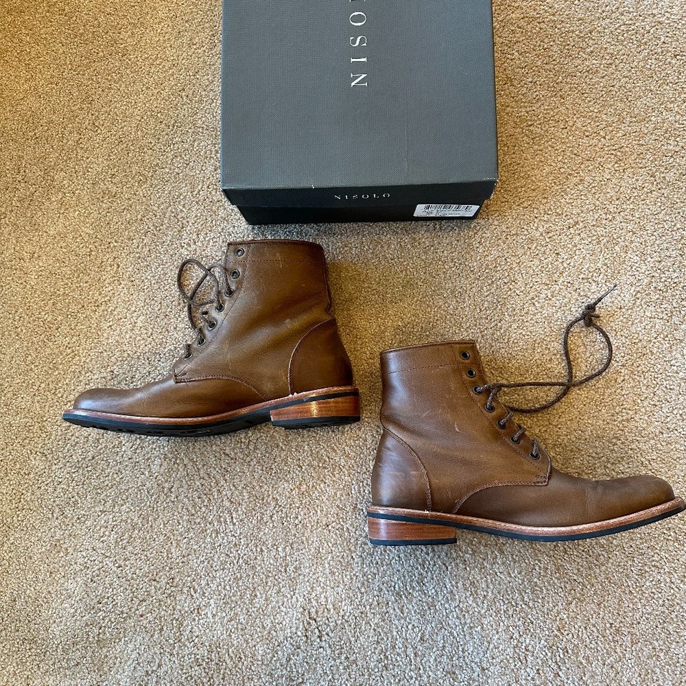 Nisolo Amalia Tie All Weather Leather Boot